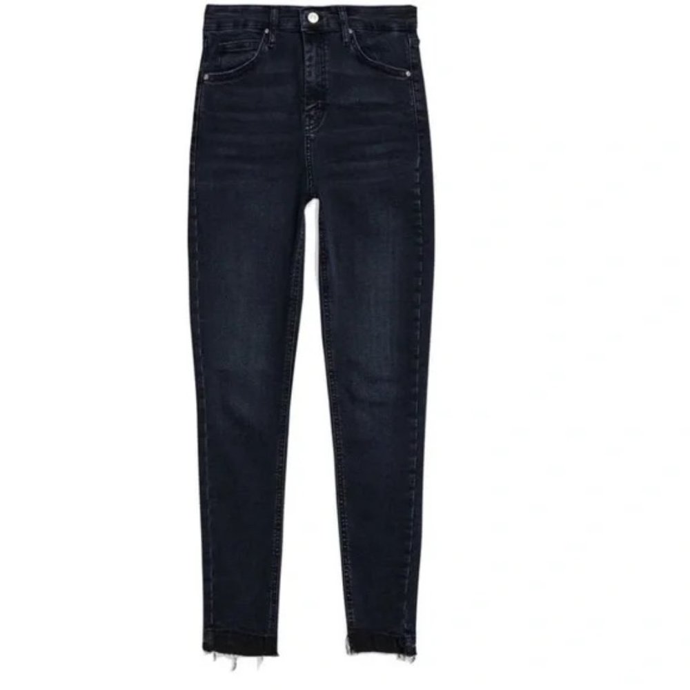 Topshop Jamie Jeans with Raw Hem Petite W28 L28 NWOT